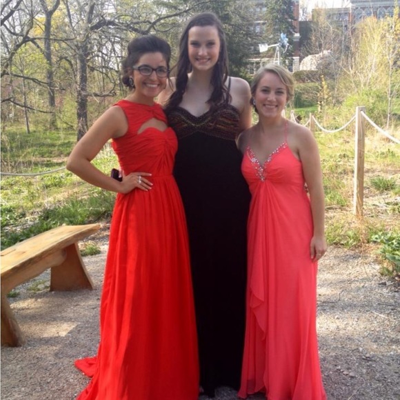 Ruby Red Prom Dress - Picture 7 of 7